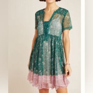 Anthropologie Maeve- Mini summer dress